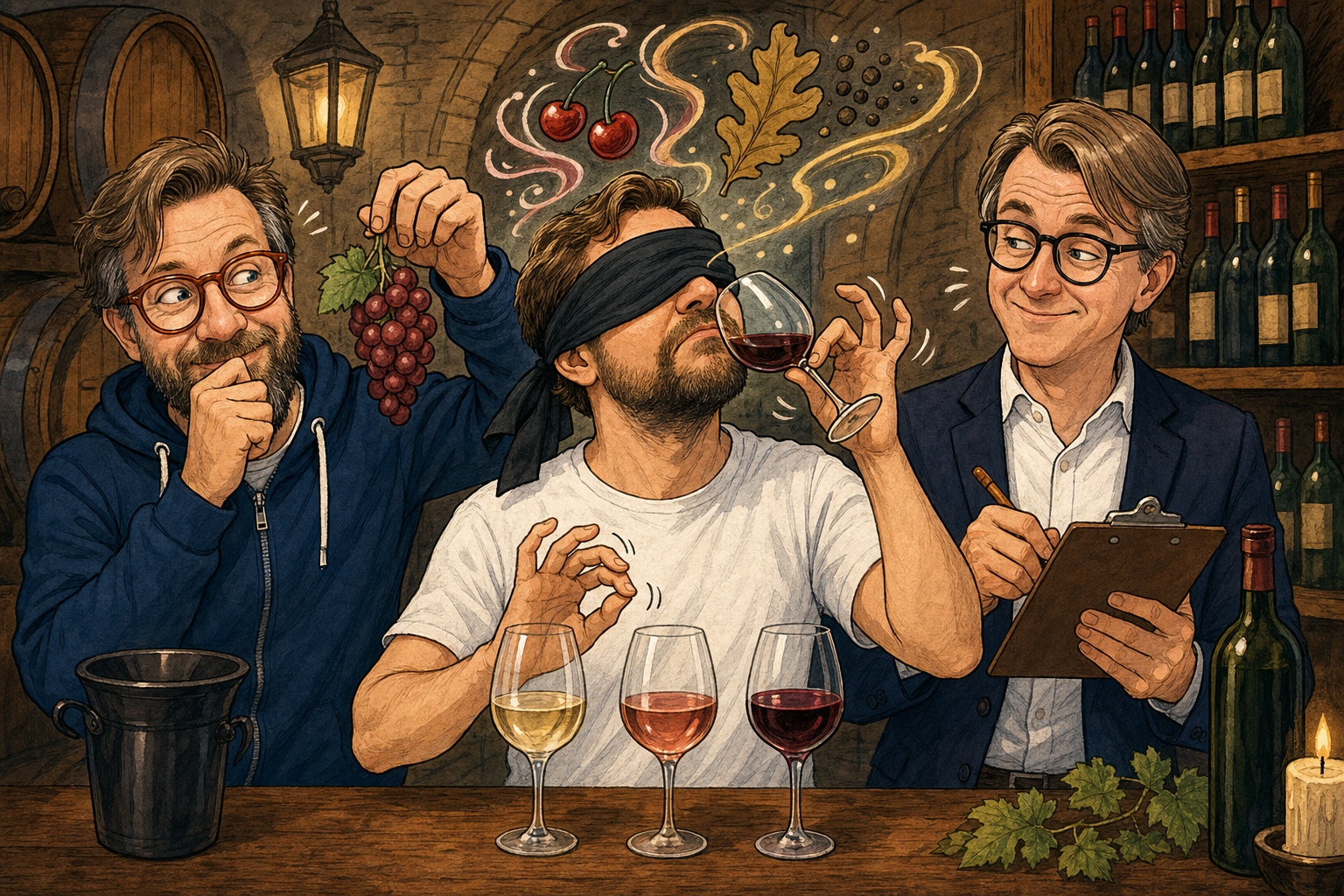 Blindverkostung &ndash; Nase rein, Augen zu, volle Konzentration! 👃🍷